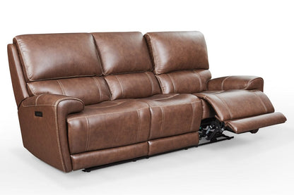 Leather Italia USA - Ehz2814 Highland Sofa - P2 - Zg 7463Lv Brown Coffe  - 4111-EHZ2814-037463LV view 1
