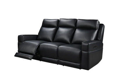 Leather Italia USA - Ehz5153 Valley Sofa - P2 - Zg 8034Lv Black Leath  - 4111-EHZ5153-038034LV view 1