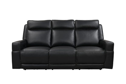 Leather Italia USA - Ehz5153 Valley Sofa - P2 - Zg 8034Lv Black Leath  - 4111-EHZ5153-038034LV view 2