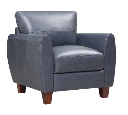 Leather Italia USA - Traverse Chair Blue - 1669-6529-01177147 veiw 5