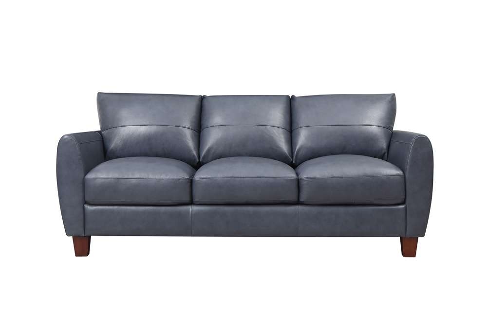 Leather Italia USA - Traverse Sofa Blue - 1669-6529-03177147 veiw 3