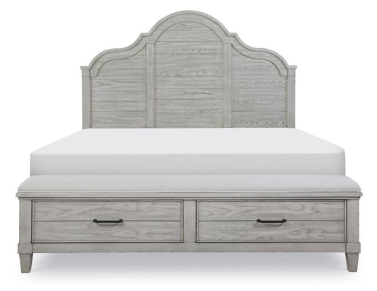 Legacy Classic Furniture - Belhaven Arched Panel Bed W Stg Fb 6/0 - 9360-4137K veiw 1