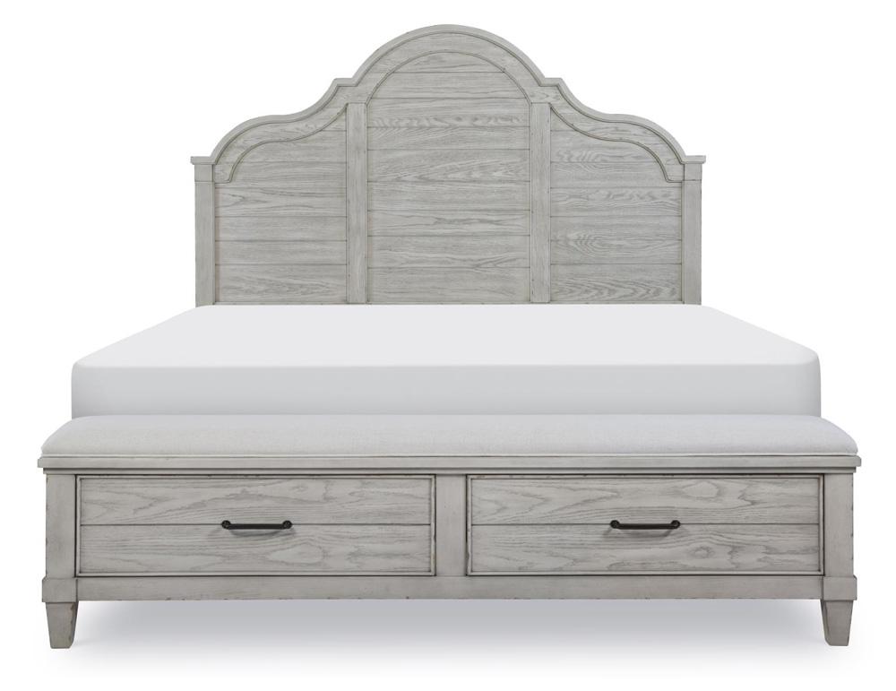 Legacy Classic Furniture - Belhaven Arched Panel Bed W Stg Fb 5/0 - 9360-4135K veiw 1