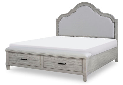 Legacy Classic Furniture - Belhaven Complete California King Upholstered Panel Bed with Storage Footboard - 9360-4237K veiw 2