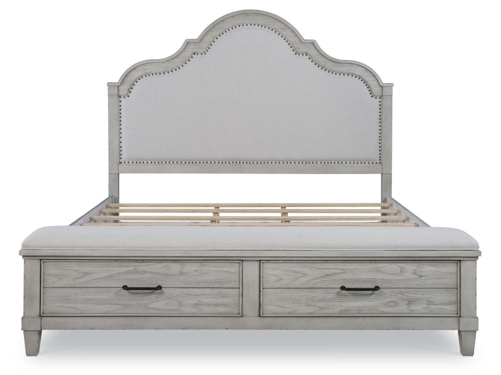 Legacy Classic Furniture - Belhaven Complete King Upholstered Panel Bed with Storage Footboard - 9360-4236K veiw 3