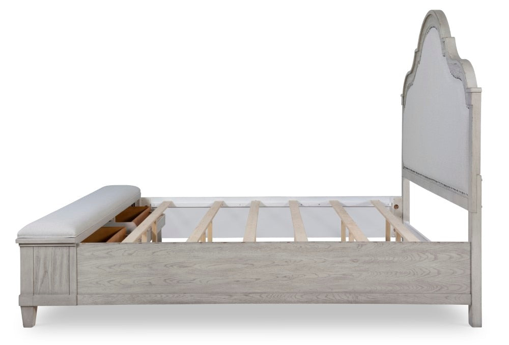 Legacy Classic Furniture - Belhaven Complete King Upholstered Panel Bed with Storage Footboard - 9360-4236K veiw 5