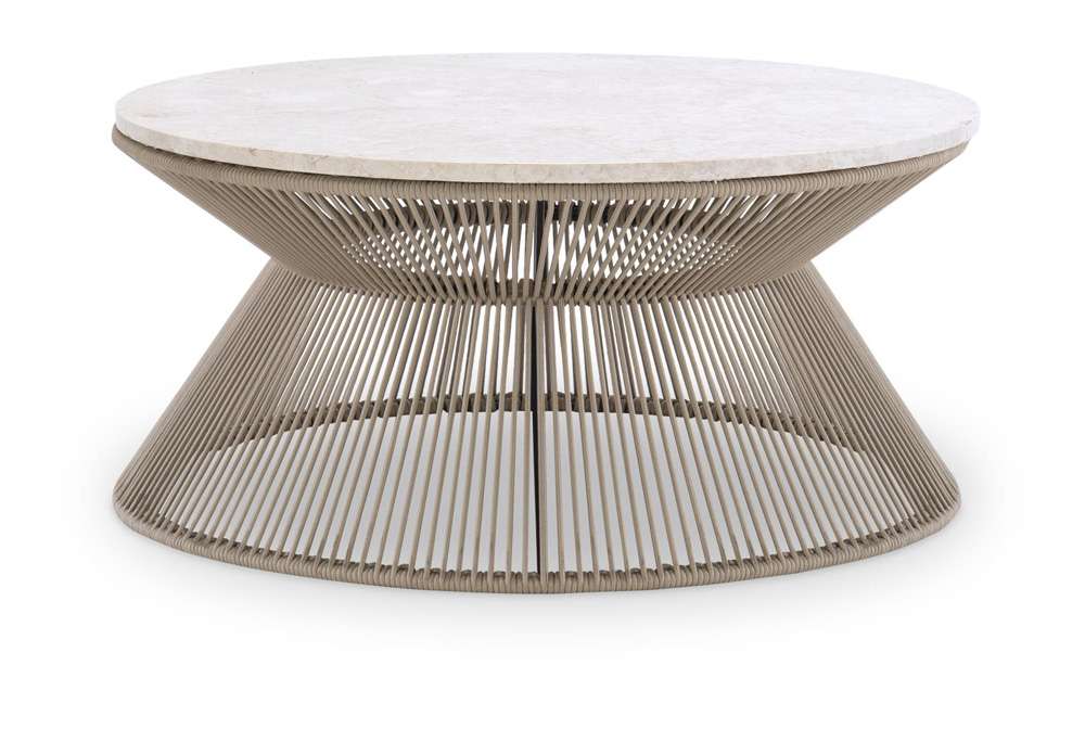 Legacy Classic Furniture - Biscayne Rope Cocktail Table W/ Travertine Top - 1500-502 veiw 1