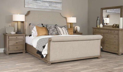 Legacy Classic Furniture - Camden Heights Complete King Upholstered Sleigh Bed - 0200-4306K veiw 3