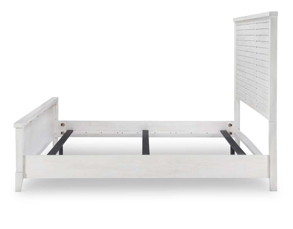 Legacy Classic Furniture - Edgewater Sand Dollar Complete Panel Bed Cal King 60 White Finish - 1313-4107K veiw 3