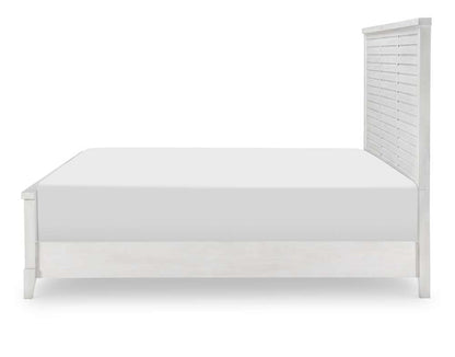 Legacy Classic Furniture - Edgewater Sand Dollar Complete Panel Bed Cal King 60 White Finish - 1313-4107K veiw 4