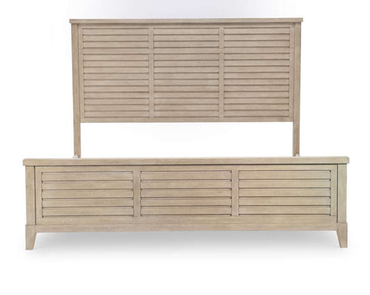 Legacy Classic Furniture - Edgewater Soft Sand Complete Panel Bed Queen 50 Wood Finish - 1310-4105K veiw 2