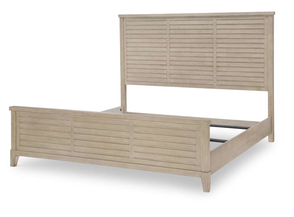 Legacy Classic Furniture - Edgewater Soft Sand Complete Panel Bed Queen 50 Wood Finish - 1310-4105K veiw 5