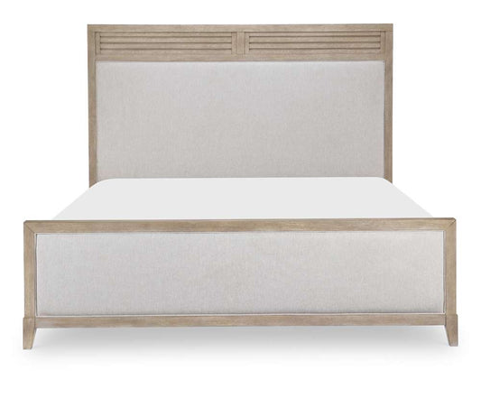 Legacy Classic Furniture - Edgewater Soft Sand Complete Upholstered Bed Queen 50 Wood Finish - 1310-4205K veiw 2