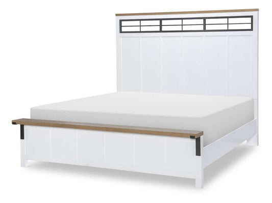 Legacy Classic Furniture - Franklin Complete Two Tone Panel Bed King 66 - 1561-4206K veiw 1