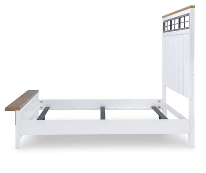 Legacy Classic Furniture - Franklin Complete Two Tone Panel Bed Queen 50 - 1561-4205K veiw 3