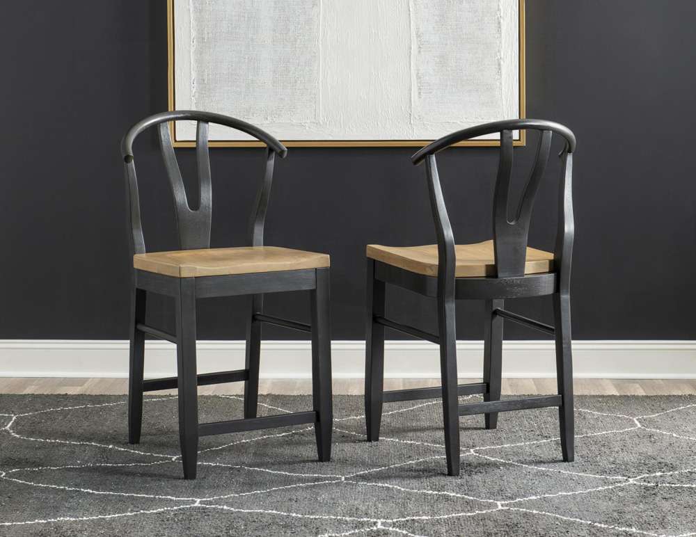 Legacy Classic Furniture - Franklin Wishbone Back Counter Height Chair (Set of 2) - N1562-945 veiw 3