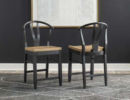 Legacy Classic Furniture - Franklin Wishbone Back Counter Height Chair (Set of 2) - N1562-945 veiw 3