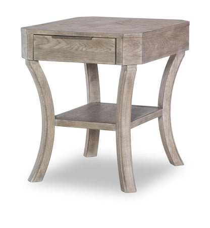 Legacy Classic Furniture - Halifax End Table, Flax- 2400-105 veiw 1