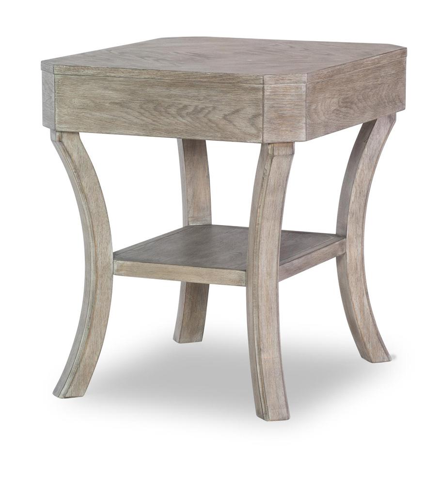 Legacy Classic Furniture - Halifax End Table, Flax- 2400-105 veiw 2
