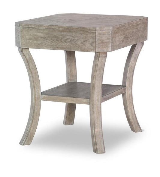 Legacy Classic Furniture - Halifax End Table, Flax- 2400-105 veiw 2