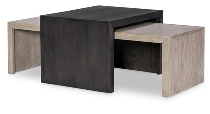 Legacy Classic Furniture - Halifax Nesting Cocktail Table, Flax And Java- 2400-203 veiw 1