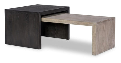 Legacy Classic Furniture - Halifax Nesting Cocktail Table, Flax And Java- 2400-203 veiw 2
