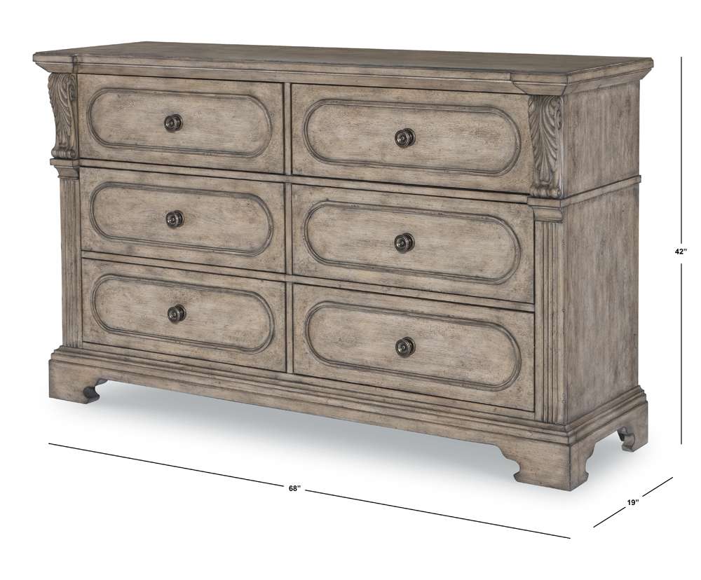 Legacy Classic Furniture - Sorona Dresser - 1630-1200 veiw 2