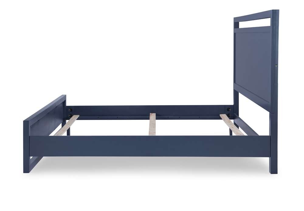 Legacy Classic Furniture - Summerland Inkwell Complete Panel Bed King 66 Blue Finish - 1162-4106K veiw 3