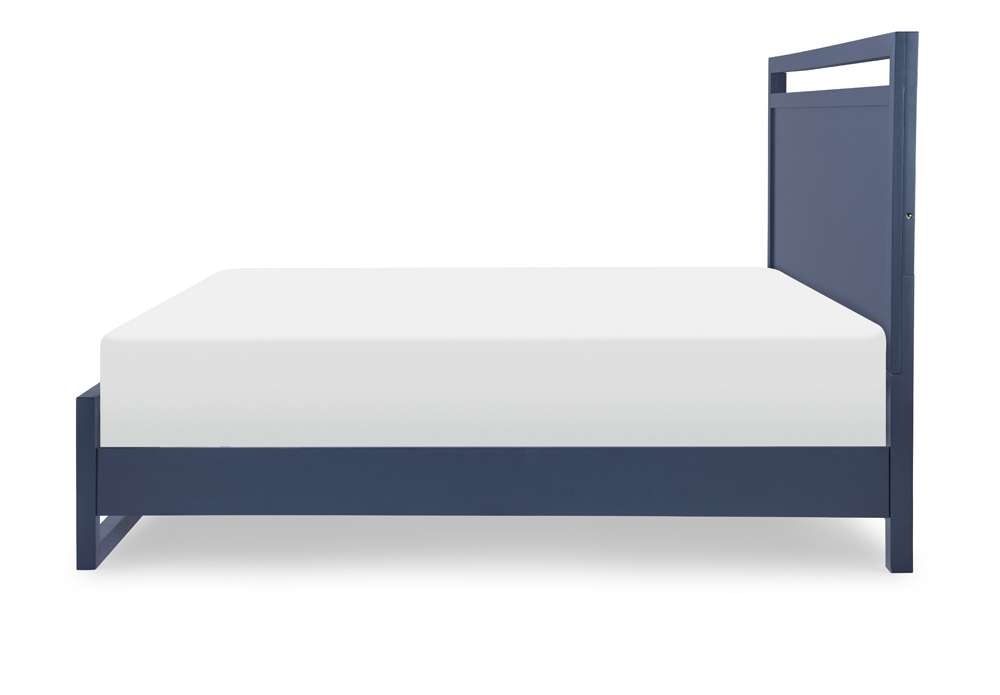 Legacy Classic Furniture - Summerland Inkwell Complete Panel Bed King 66 Blue Finish - 1162-4106K veiw 4