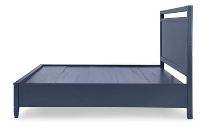 Legacy Classic Furniture - Summerland Inkwell Complete Panel Bed W Storage Ca King 60 Blue Finish - 1162-4137K veiw 5