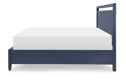 Legacy Classic Furniture - Summerland Inkwell Complete Panel Bed W Storage King 66 Blue Finish - 1162-4136K veiw 3