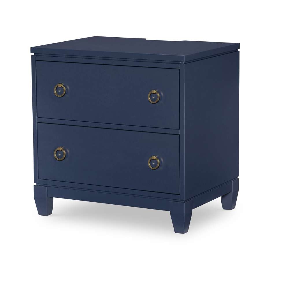 Legacy Classic Furniture - Summerland Inkwell Night Stand Blue Finish - 1162-3300 veiw 1