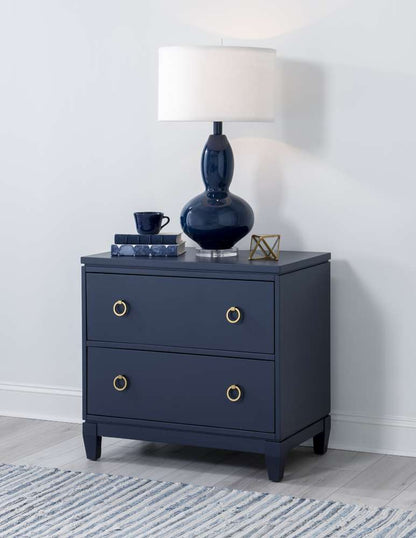 Legacy Classic Furniture - Summerland Inkwell Night Stand Blue Finish - 1162-3300 veiw 2