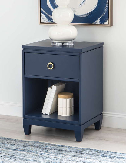Legacy Classic Furniture - Summerland Inkwell Open Nightstand Blue Finish - 1162-3101 view 2