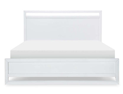 Legacy Classic Furniture - Summerland White Complete Panel Bed Queen 50 White Finish - 1160-4105K veiw 2