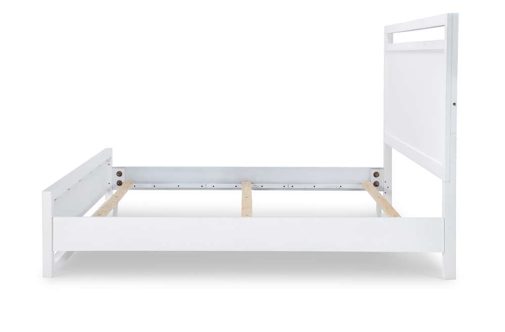 Legacy Classic Furniture - Summerland White Complete Panel Bed Queen 50 White Finish - 1160-4105K veiw 6