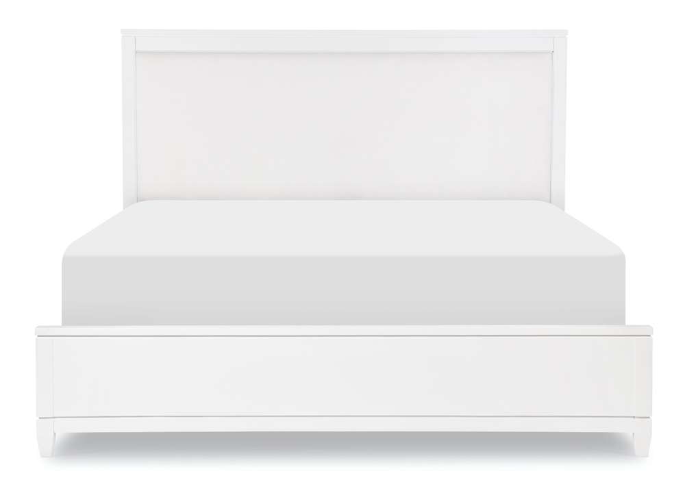 Legacy Classic Furniture - Summerland White Complete Upholstered Bed King 66 White Finish - 1160-4206K view 3