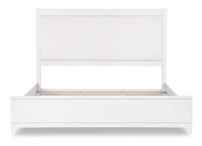 Legacy Classic Furniture - Summerland White Complete Upholstered Bed Queen 50 White Finish - 1160-4205K veiw 4