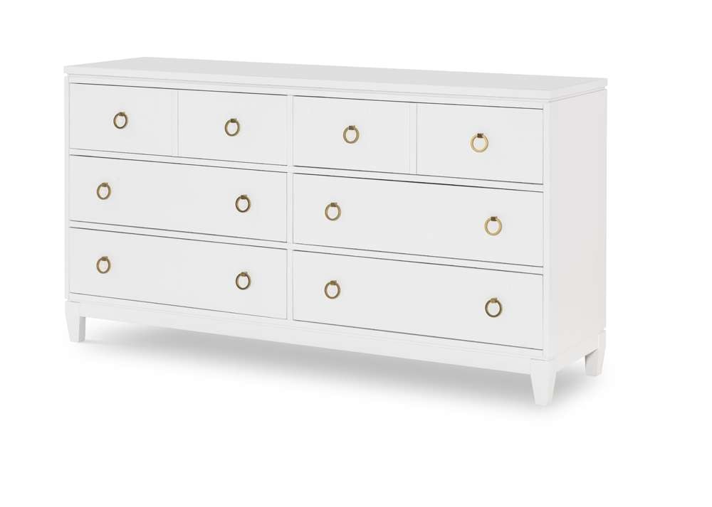 Legacy Classic Furniture  -  Summerland White Dresser White Finish  - 1160-1201C veiw 1