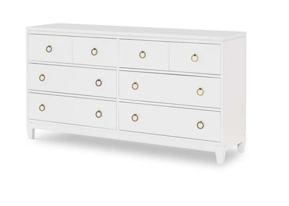 Legacy Classic Furniture  -  Summerland White Dresser White Finish  - 1160-1201C veiw 1