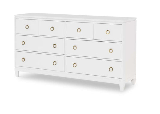 Legacy Classic Furniture  -  Summerland White Dresser White Finish  - 1160-1201C veiw 1