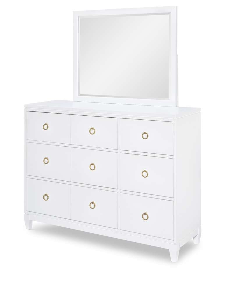 Legacy Classic Furniture - Summerland White Mirror White Finish - 1160-0200 veiw 2