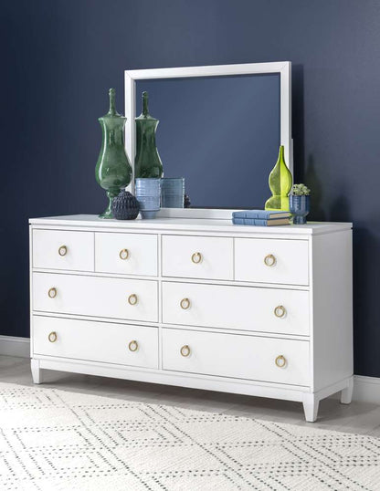 Legacy Classic Furniture - Summerland White Mirror White Finish - 1160-0200 veiw 4