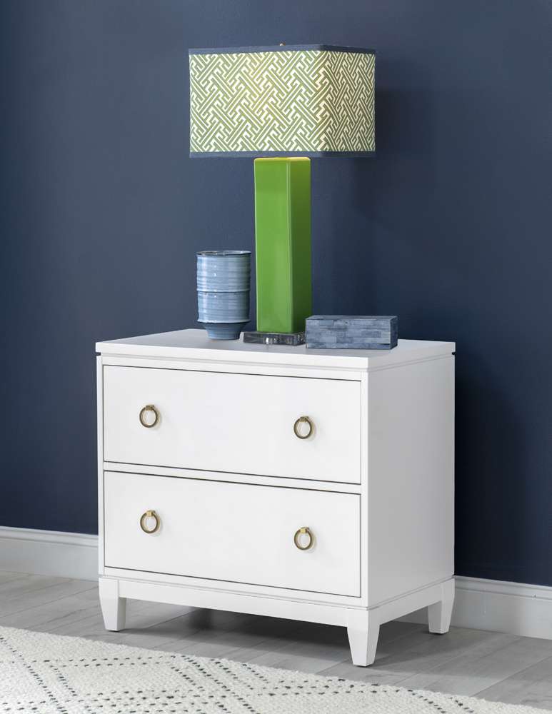 Legacy Classic Furniture - Summerland White Night Stand White Finish - 1160-3300 view 2