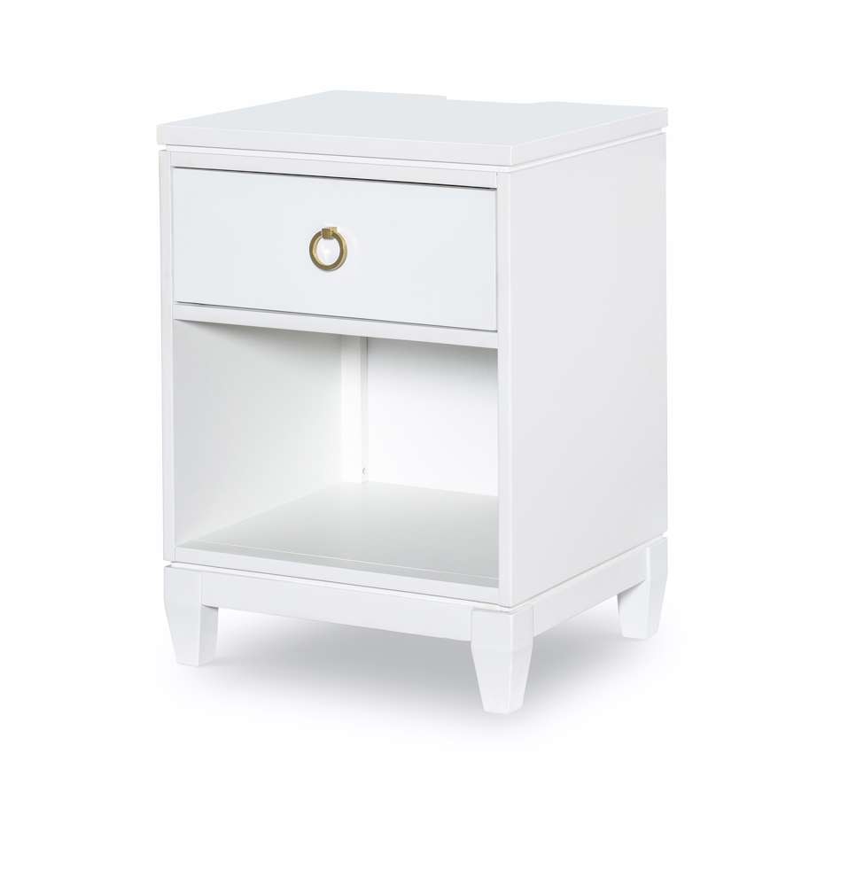Legacy Classic Furniture - Summerland White Open Nightstand White Finish - 1160-3101 veiw 1