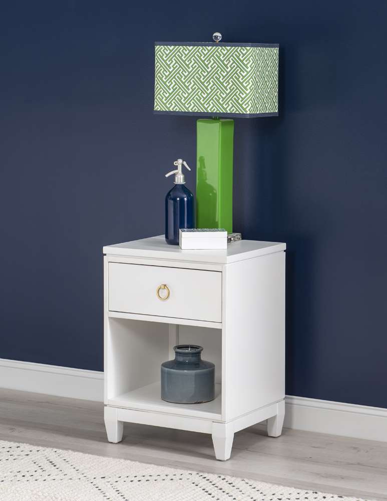 Legacy Classic Furniture - Summerland White Open Nightstand White Finish - 1160-3101 veiw 2