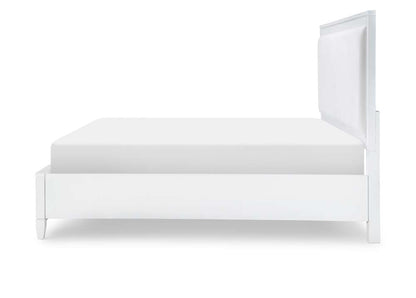 Legacy Classic Furniture - Summerland White Complete Upholstered Bed W Storage King 60 White Finish - 1160-4237K veiw 5