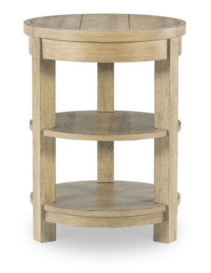 Legacy Classic Furniture - Trisha Yearwood Todays Traditions Round Chairside Table in Natural Hickory - TY656-810 veiw 2