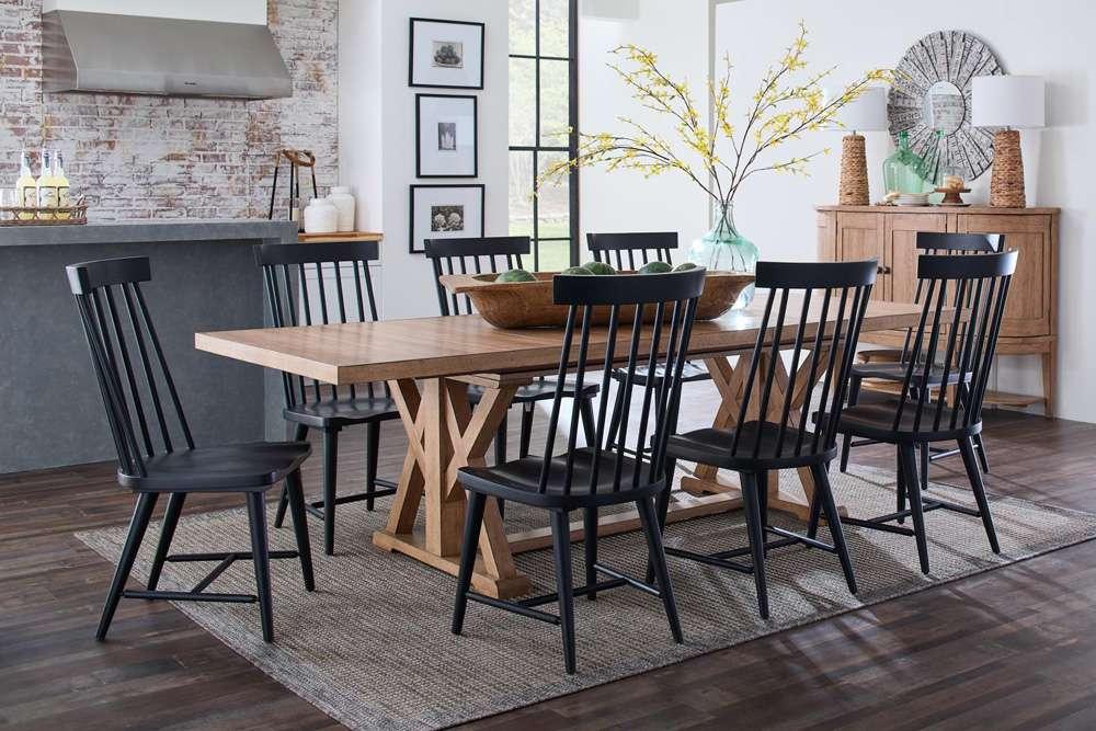 Legacy Classic Furniture - Trisha Yearwood Todays Traditions Trestle Table in Natural Hickory - TY656-102 veiw 3