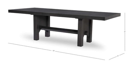 Legacy Classic Furniture - Westwood Complete Trestle Table - Black Oak - 1731-722K veiw 3